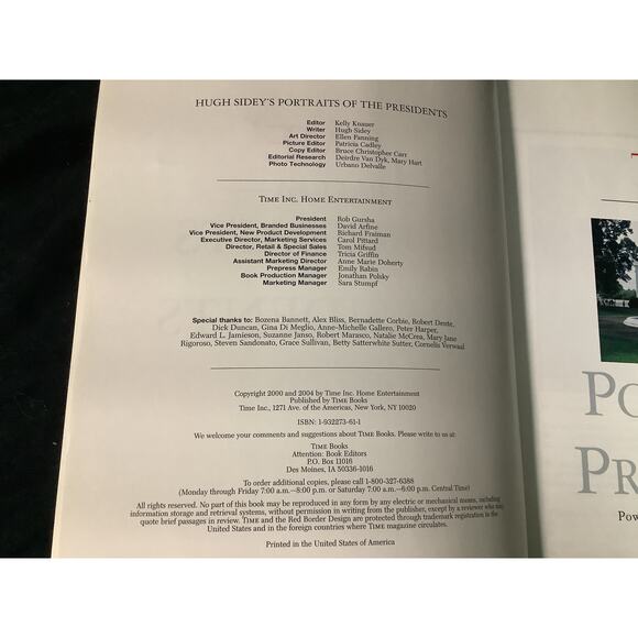 TIME Special Collectors Edition - Hugh Sideys Portraits of the Presidents - Picture 3 of 6